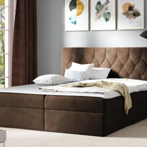 wohnli-moebel-suche-800001164376-1 BOXBETT Sky - H3 Holz MIRJAN24 Möbel > Betten > Boxspringbetten Braun