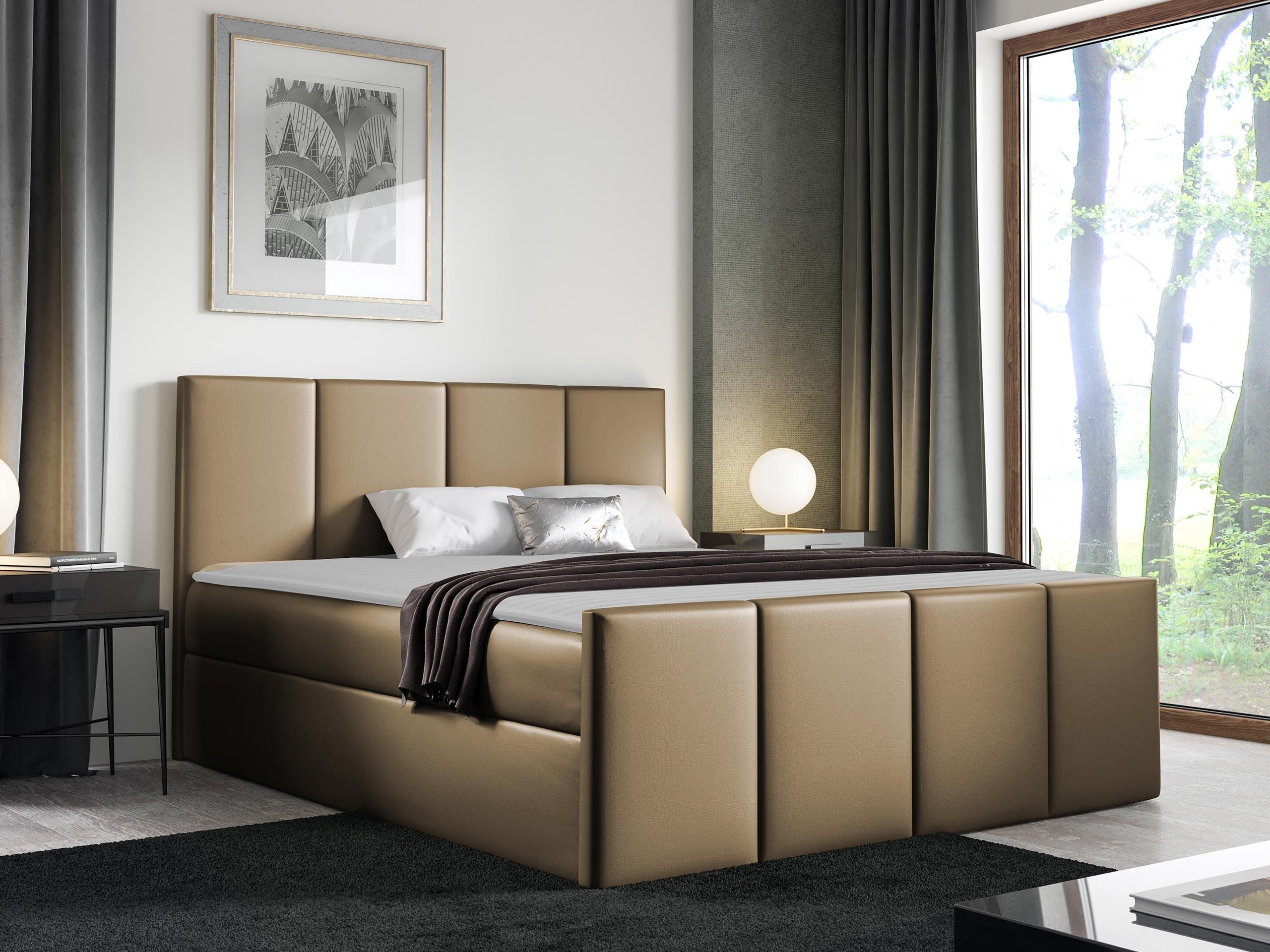 BOXBETT Lars - H3 Holz MIRJAN24 Möbel > Betten > Boxspringbetten Braun