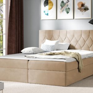 wohnli-moebel-suche-800001164461-1 BOXBETT Sky - H3 Holz MIRJAN24 Möbel > Betten > Boxspringbetten Beige