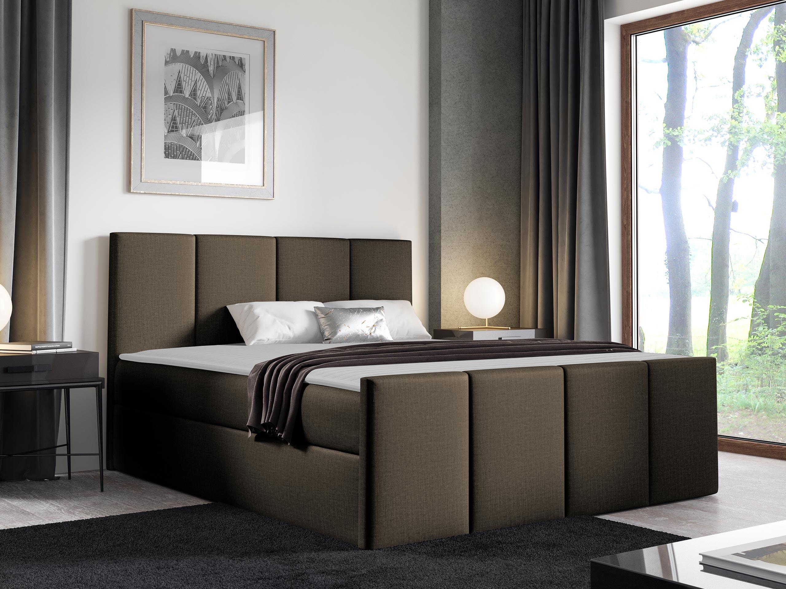 BOXBETT Lars - H3 Holz MIRJAN24 Möbel > Betten > Boxspringbetten Braun