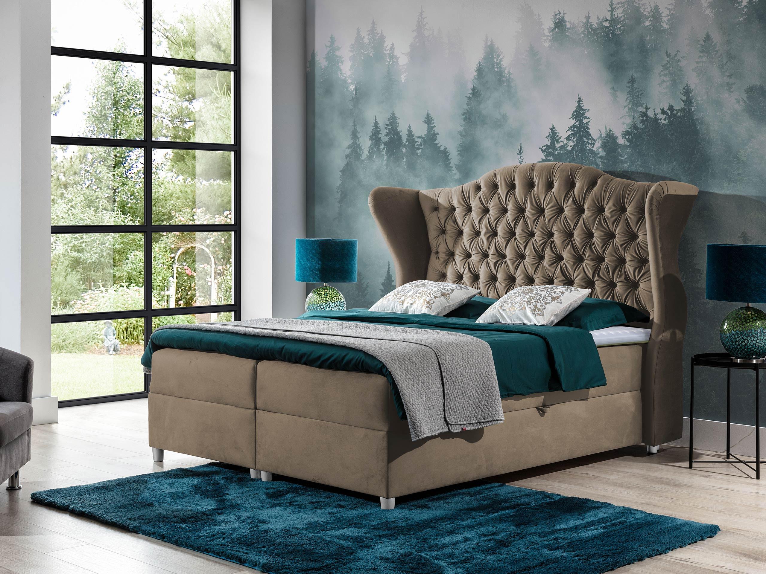 BOXBETT Livia - H3 Holz MIRJAN24 Möbel > Betten > Boxspringbetten Braun