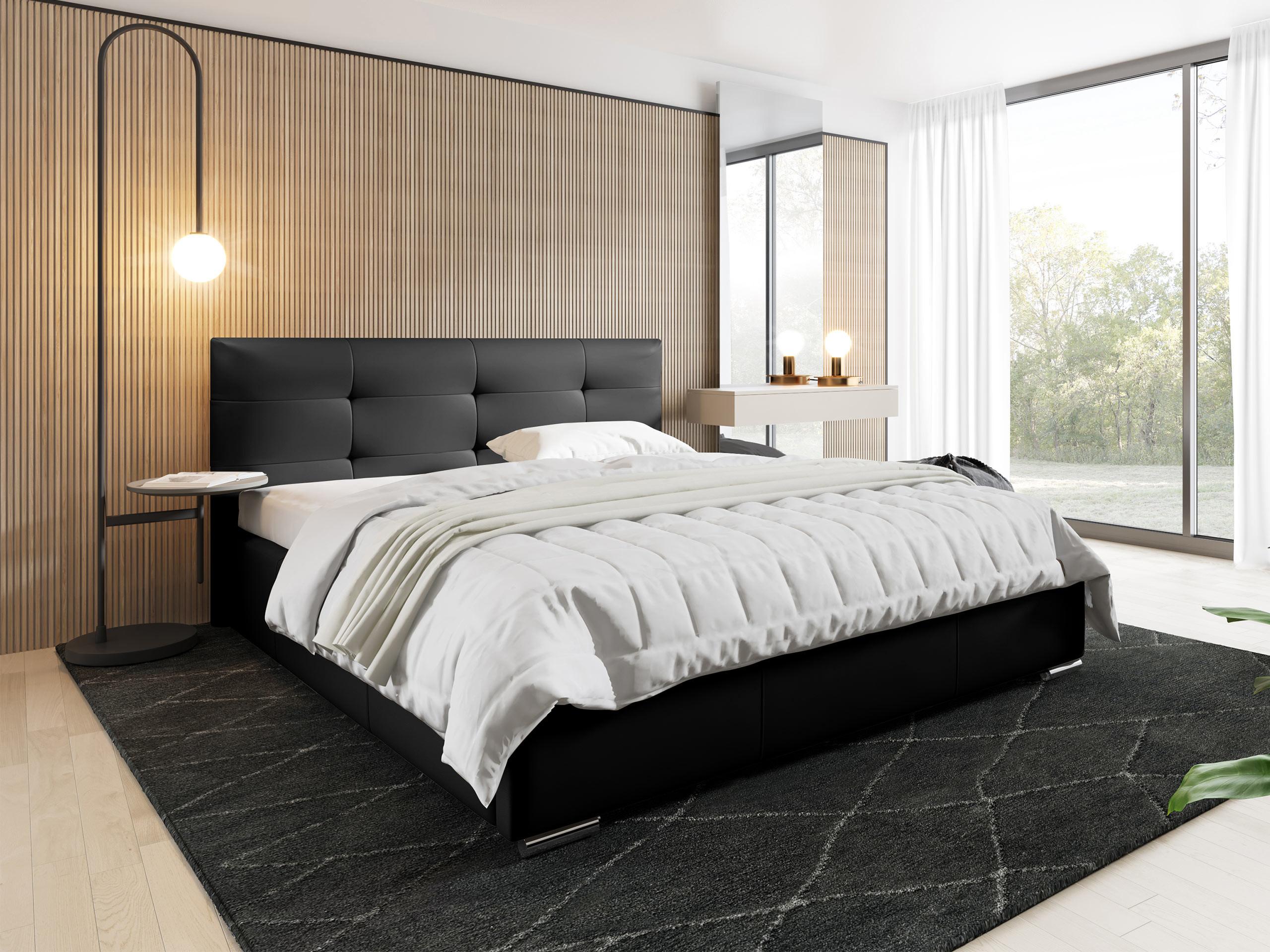POLSTERBETT Lazio Holz MIRJAN24 Möbel > Betten > Polsterbetten Schwarz