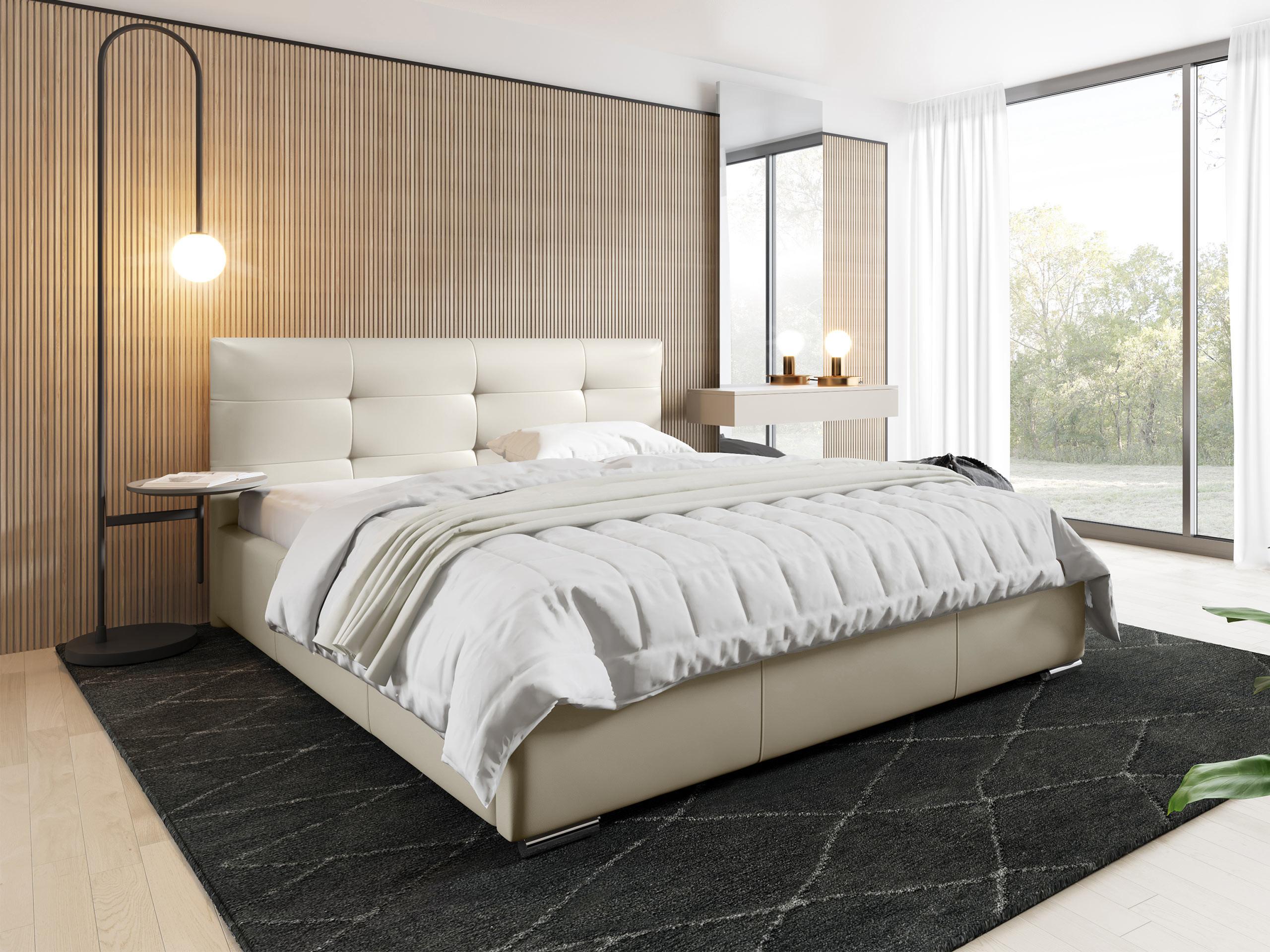 POLSTERBETT Lazio Holz MIRJAN24 Möbel > Betten > Polsterbetten Beige