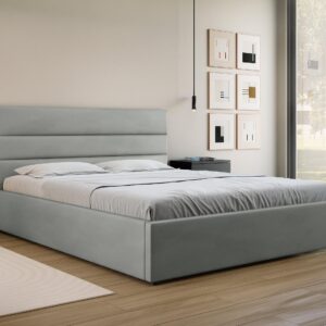 wohnli-moebel-suche-800001165776-1 POLSTRBETT Lutko 8040 Textil MIRJAN24 Möbel > Betten > Polsterbetten Grau