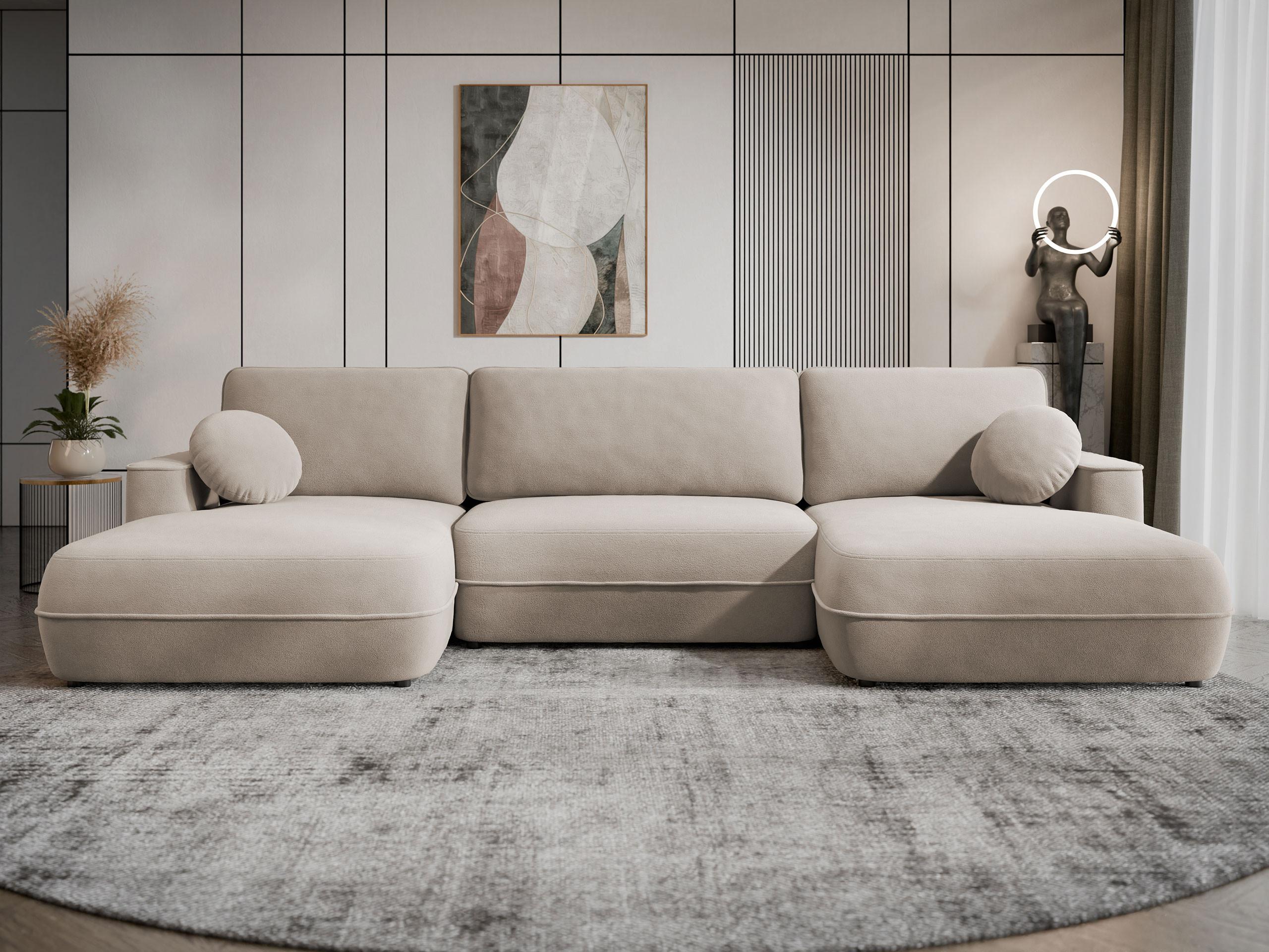WOHNLANDSCHAFT Fuego U Textil MIRJAN24 Möbel > Sofas & Couches > Wohnlandschaften > Wohnlandschaften U-Form Weiß