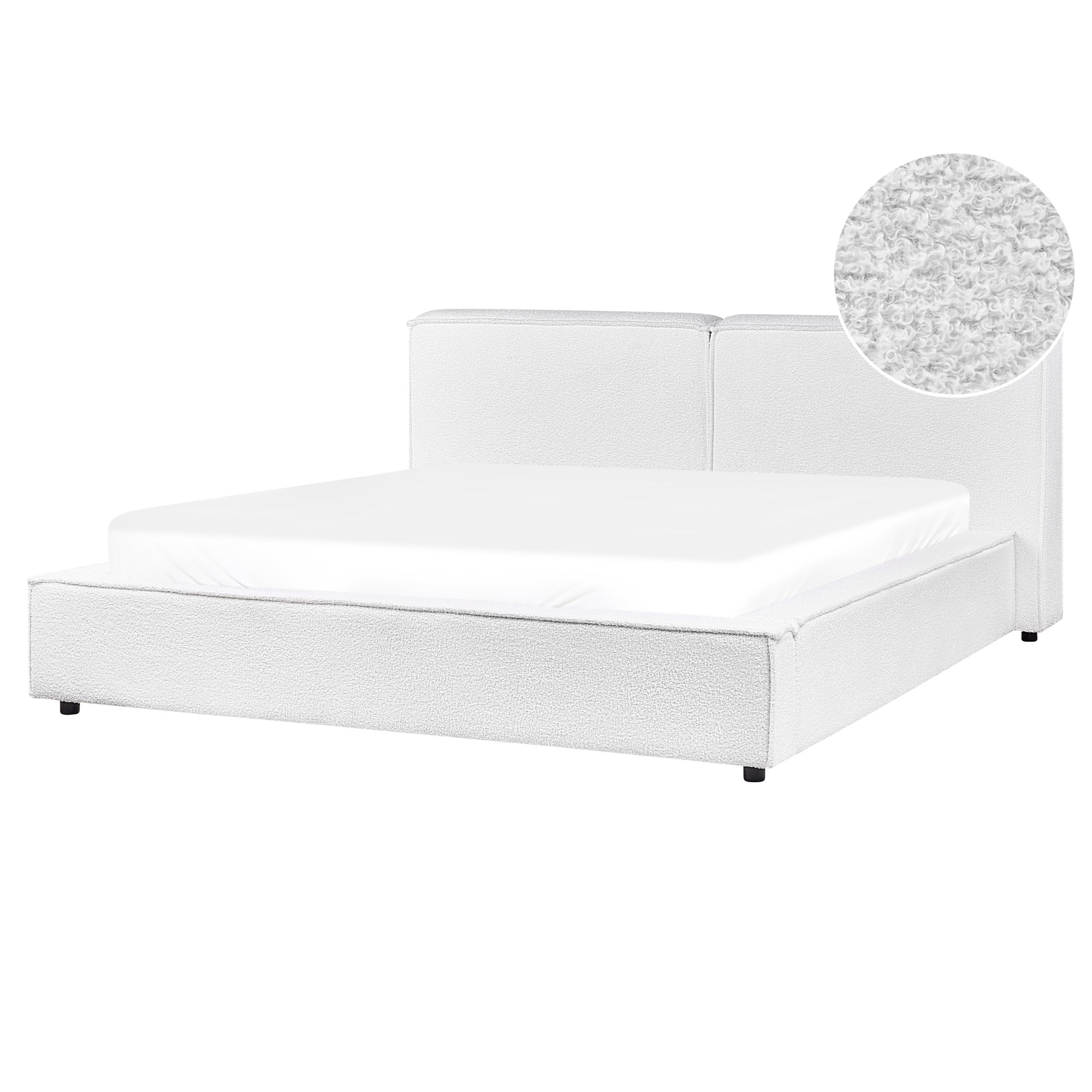 wohnli-moebel-suche-800001166937 Wohnli Möbelsuche - POLSTERBETT mit Lattenrost 160x200 cm Weiß Linards