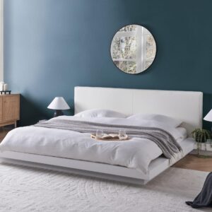 wohnli-moebel-suche-800001166941-1 WASSERBETT 180x200 cm Weiß Zen Holzwerkstoff Beliani Möbel > Betten Weiß