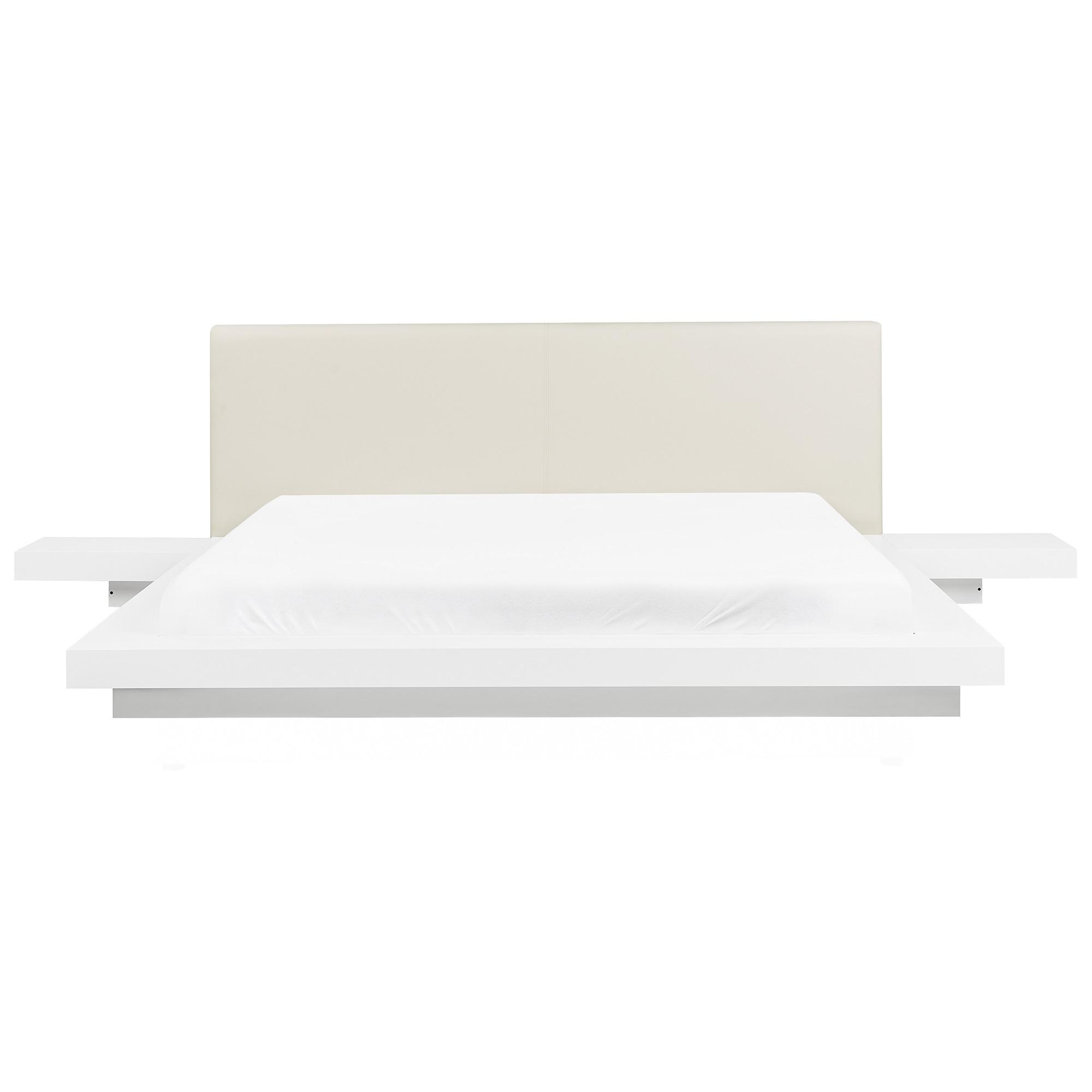 Wohnli Möbelsuche - WASSERBETT 180x200 cm Weiß Zen