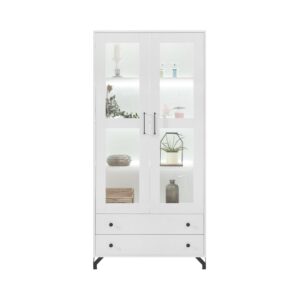wohnli-moebel-suche-800001174374 Wohnli Möbelsuche - VITRINE Bero mit 2 Türen und 2 Schubladen