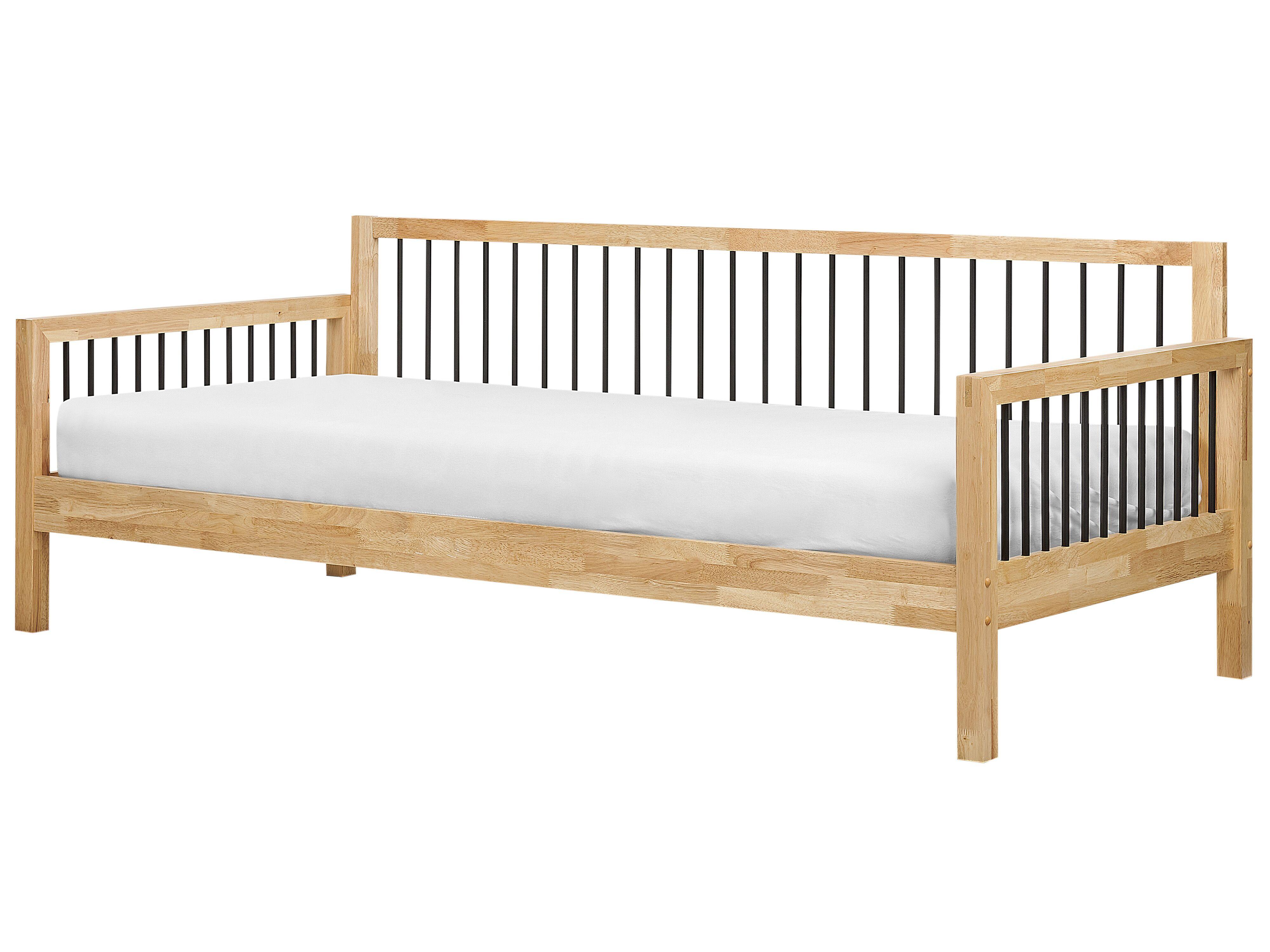 wohnli-moebel-suche-800001174461 Wohnli Möbelsuche - TAGESBETT Holz 90/200 cm Hellbraun Tricot