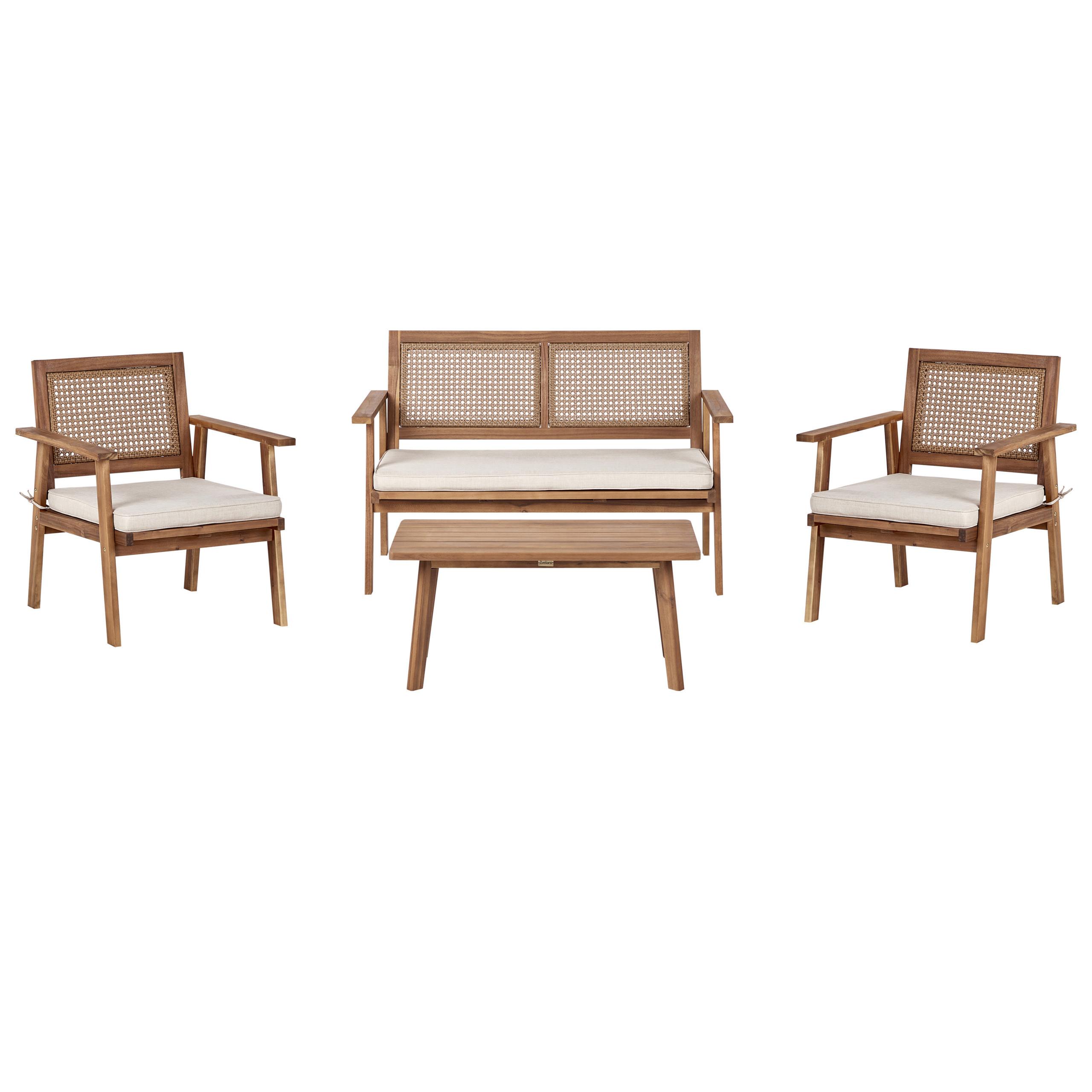wohnli-moebel-suche-800001174517 Wohnli Möbelsuche - 4-SITZER LOUNGE SET Akazienholz Helles Beige Arenella