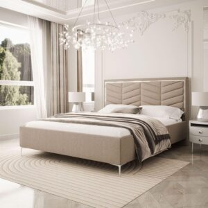 wohnli-moebel-suche-800001175669-1 POLSTERBETT AURORA II 180x200 mit Bettkasten Boston Trufa Textil Lookway Möbel > Betten > Polsterbetten Beige