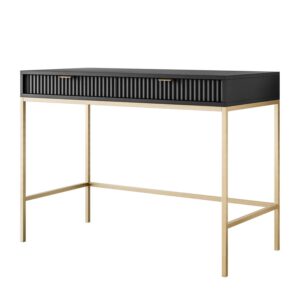 wohnli-moebel-suche-800001175879-1 KONSOLENTISCH CORTADO GOLD T104 SCHWARZ Holzwerkstoff Lookway Möbel > Kommoden & Schubladenschränke > Konsolentische Schwarz
