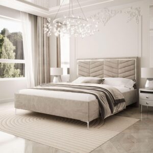 wohnli-moebel-suche-800001175926-1 POLSTERBETT AURORA II 160x200 mit Bettkasten Opera Pearl Textil Lookway Möbel > Betten > Polsterbetten Beige