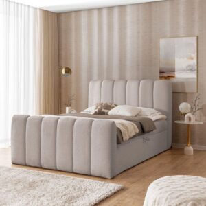 BOXBETT Denis Textil Fun Möbel Möbel > Betten > Boxspringbetten Grau