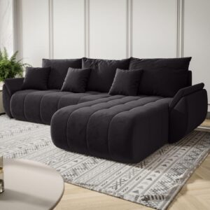 ECKSOFA Akita Textil Fun Möbel Möbel > Sofas & Couches > Wohnlandschaften > Ecksofas Anthrazit