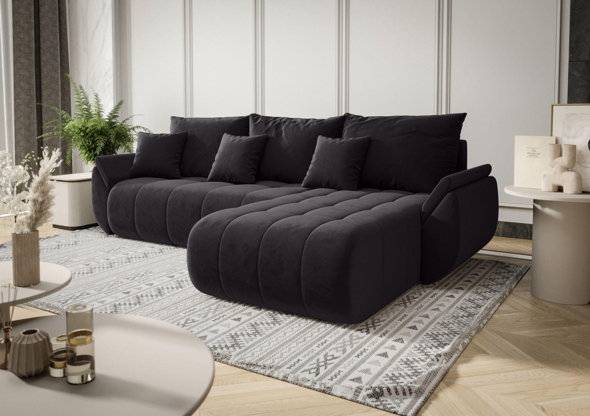 ECKSOFA Akita Textil Fun Möbel Möbel > Sofas & Couches > Wohnlandschaften > Ecksofas Anthrazit