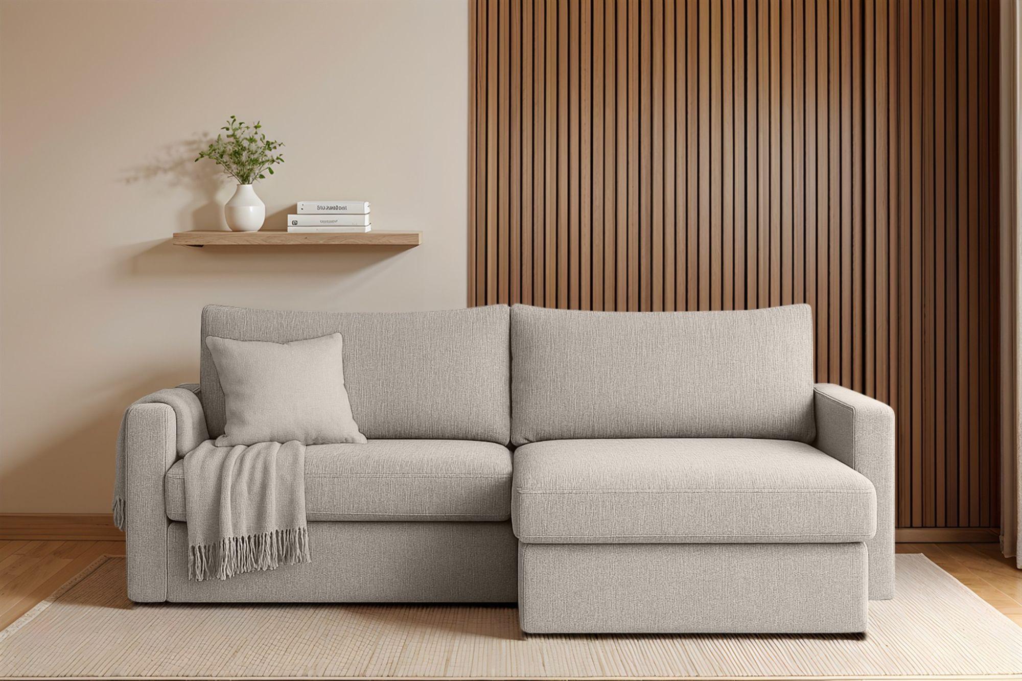 wohnli-moebel-suche-800001178519-1 ECKSOFA Bendik In Faro Textil Fun Möbel Möbel > Sofas & Couches > Wohnlandschaften > Ecksofas Grau