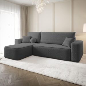 ECKSOFA Agepo Stoff Quelle Textil Fun Möbel Möbel > Sofas & Couches > Wohnlandschaften > Ecksofas Anthrazit