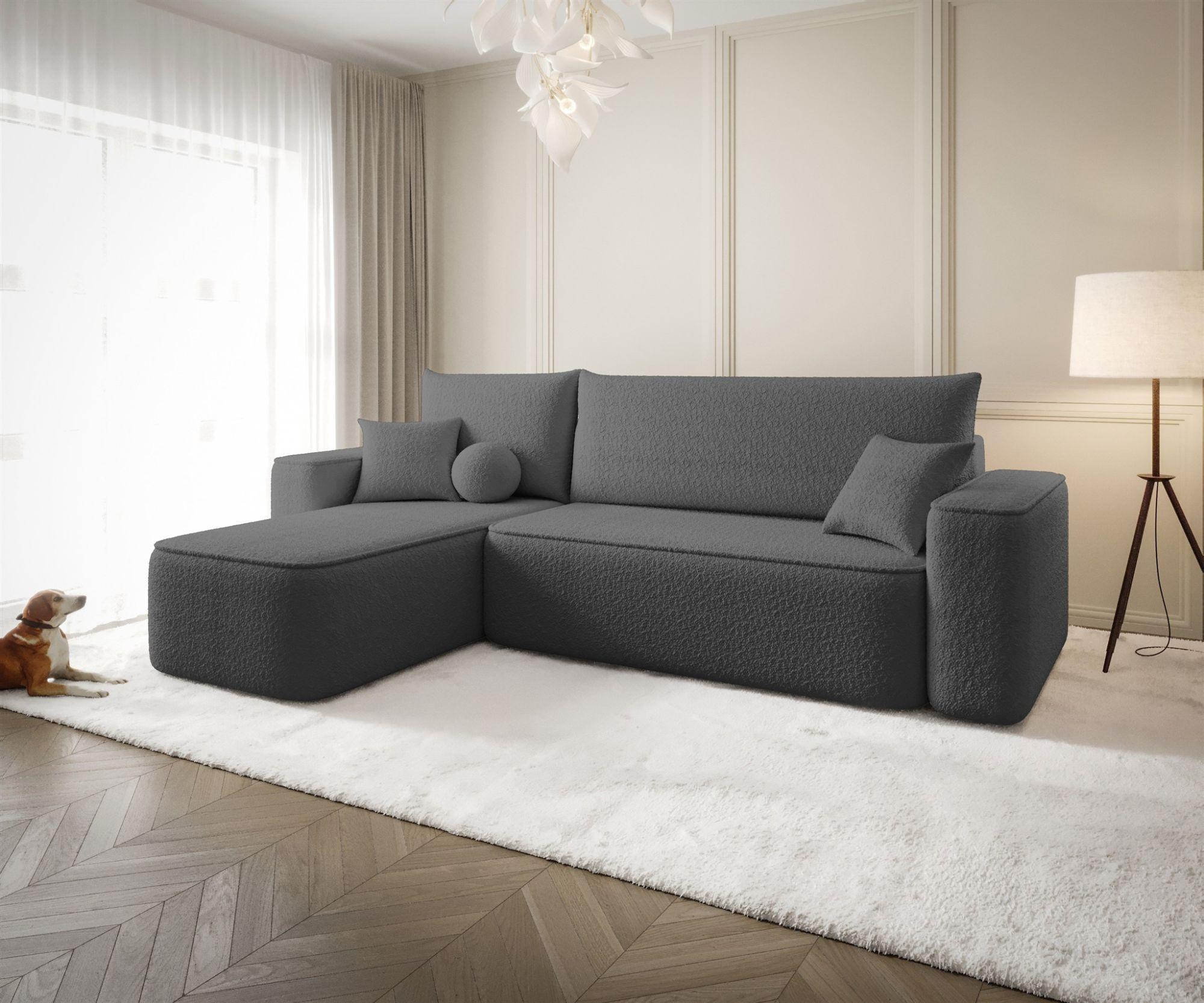 ECKSOFA Agepo Stoff Quelle Textil Fun Möbel Möbel > Sofas & Couches > Wohnlandschaften > Ecksofas Anthrazit