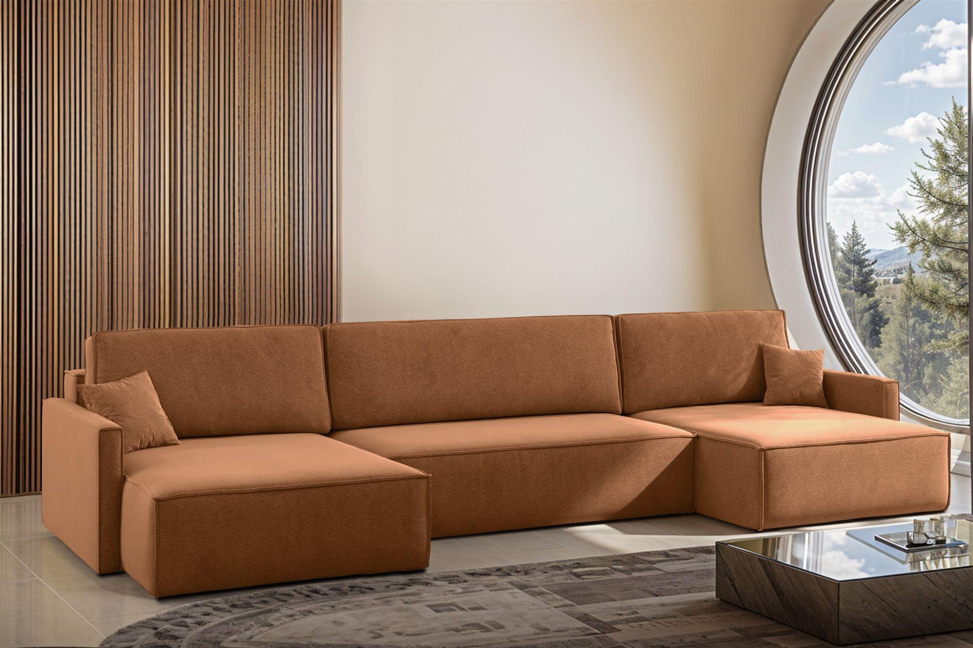 WOHNLANDSCHAFT Louis Salvador Textil Fun Möbel Möbel > Sofas & Couches > Wohnlandschaften > Wohnlandschaften U-Form Braun
