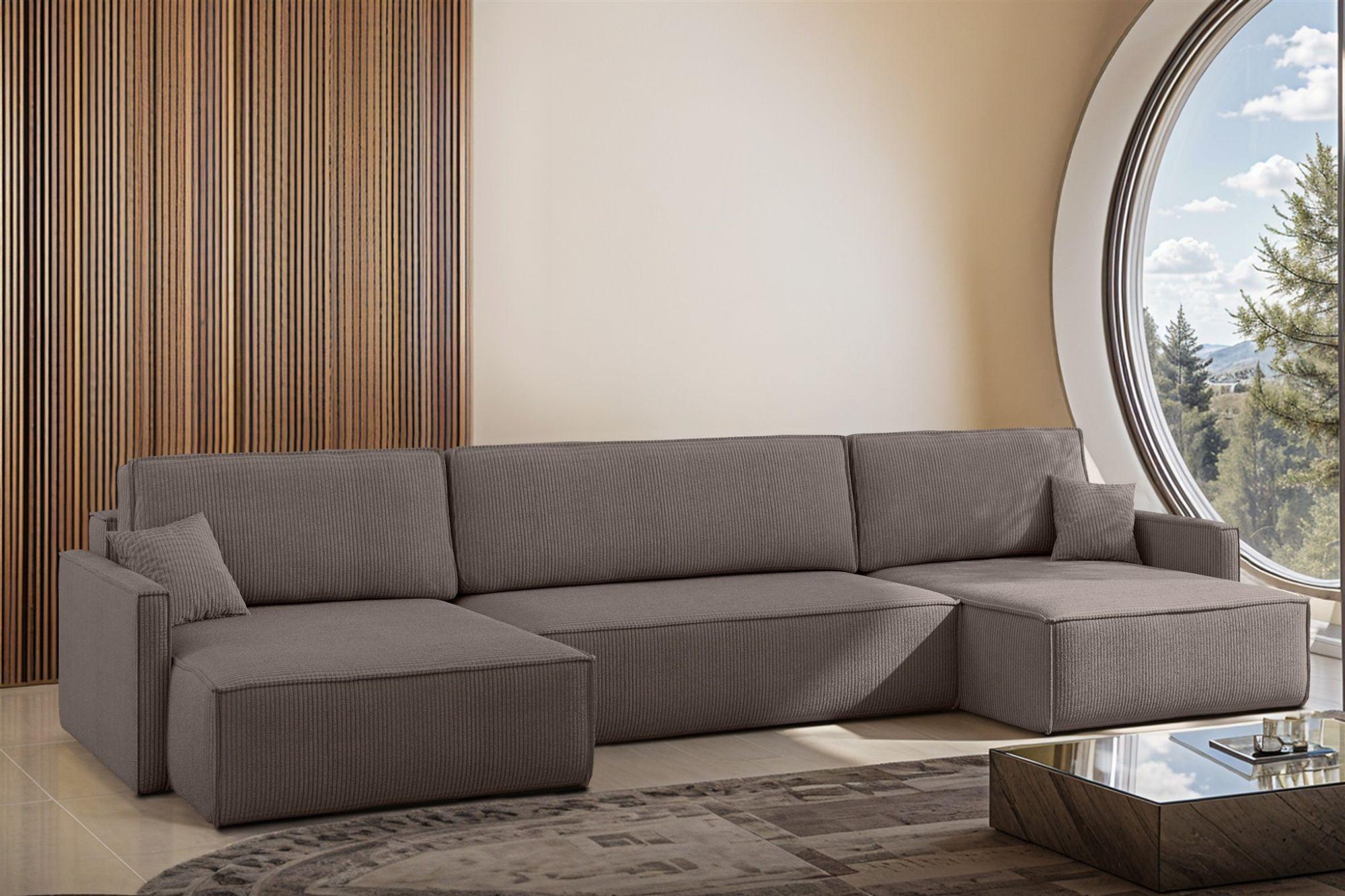 wohnli-moebel-suche-800001178735-1 WOHNLANDSCHAFT Louis Scala Textil Fun Möbel Möbel > Sofas & Couches > Wohnlandschaften > Wohnlandschaften U-Form Taupe