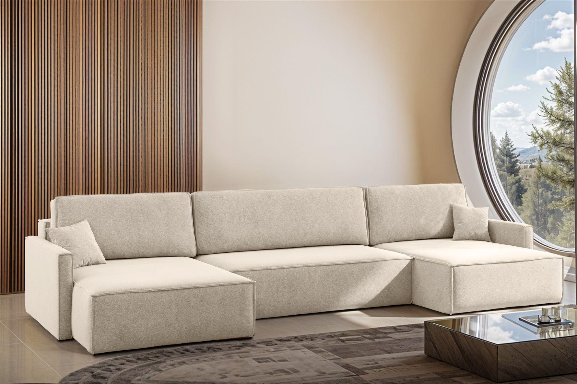 wohnli-moebel-suche-800001178737-1 WOHNLANDSCHAFT Louis Salvador Textil Fun Möbel Möbel > Sofas & Couches > Wohnlandschaften > Wohnlandschaften U-Form Beige