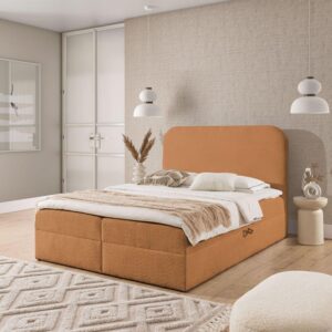 BOXBETT Bineta In überlänge Textil Fun Möbel Möbel > Betten > Boxspringbetten Braun