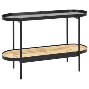wohnli-moebel-suche-800001186008 Wohnli Möbelsuche - KONSOLENTISCH Schwarz/Heller Holzfarbton Reno
