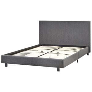 wohnli-moebel-suche-800001186150-1 POLSTERBETT mit Lattenrost 140x200 cm Grau Albi Textil Beliani Möbel > Betten > Polsterbetten Grau