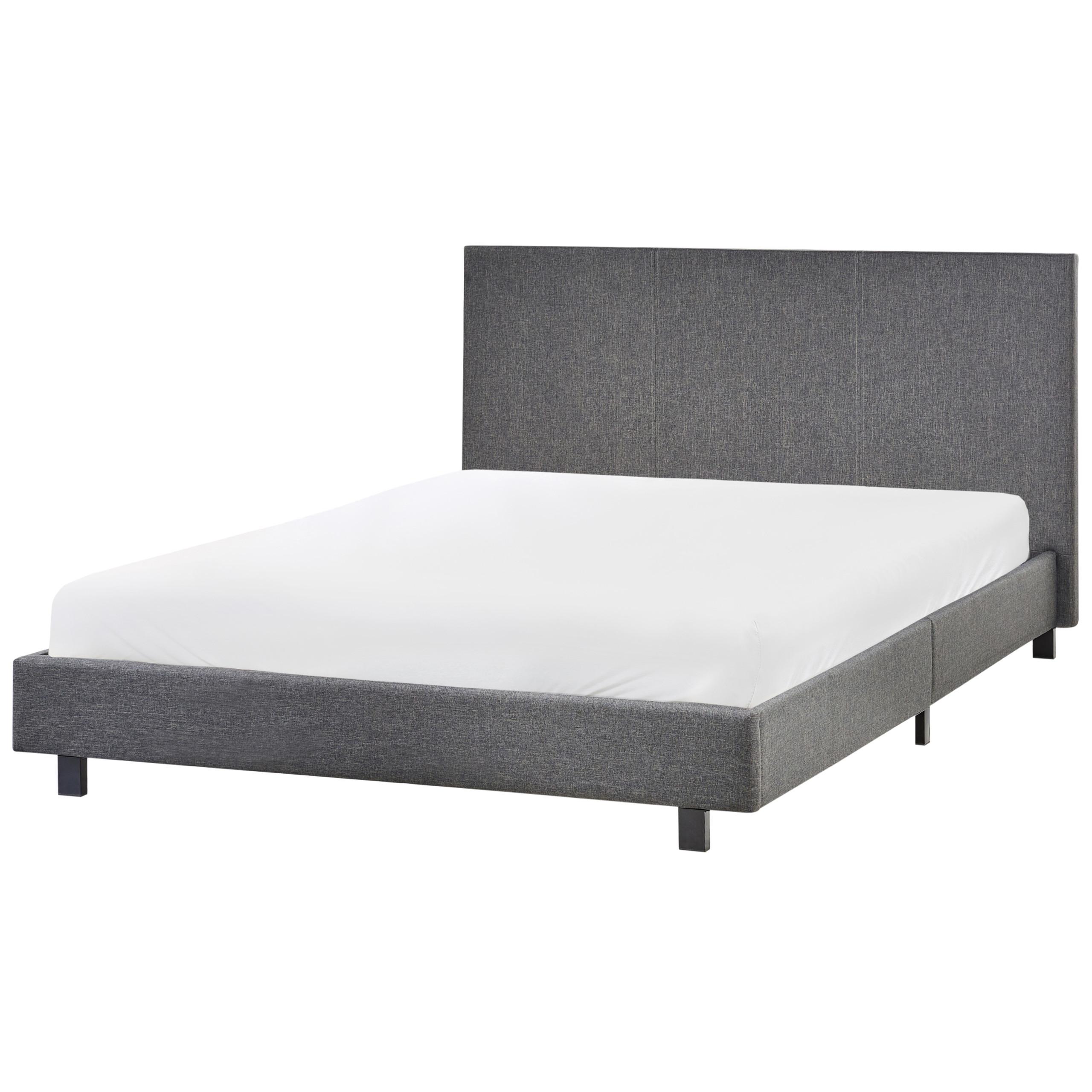 Wohnli Möbelsuche - POLSTERBETT mit Lattenrost 140x200 cm Grau Albi