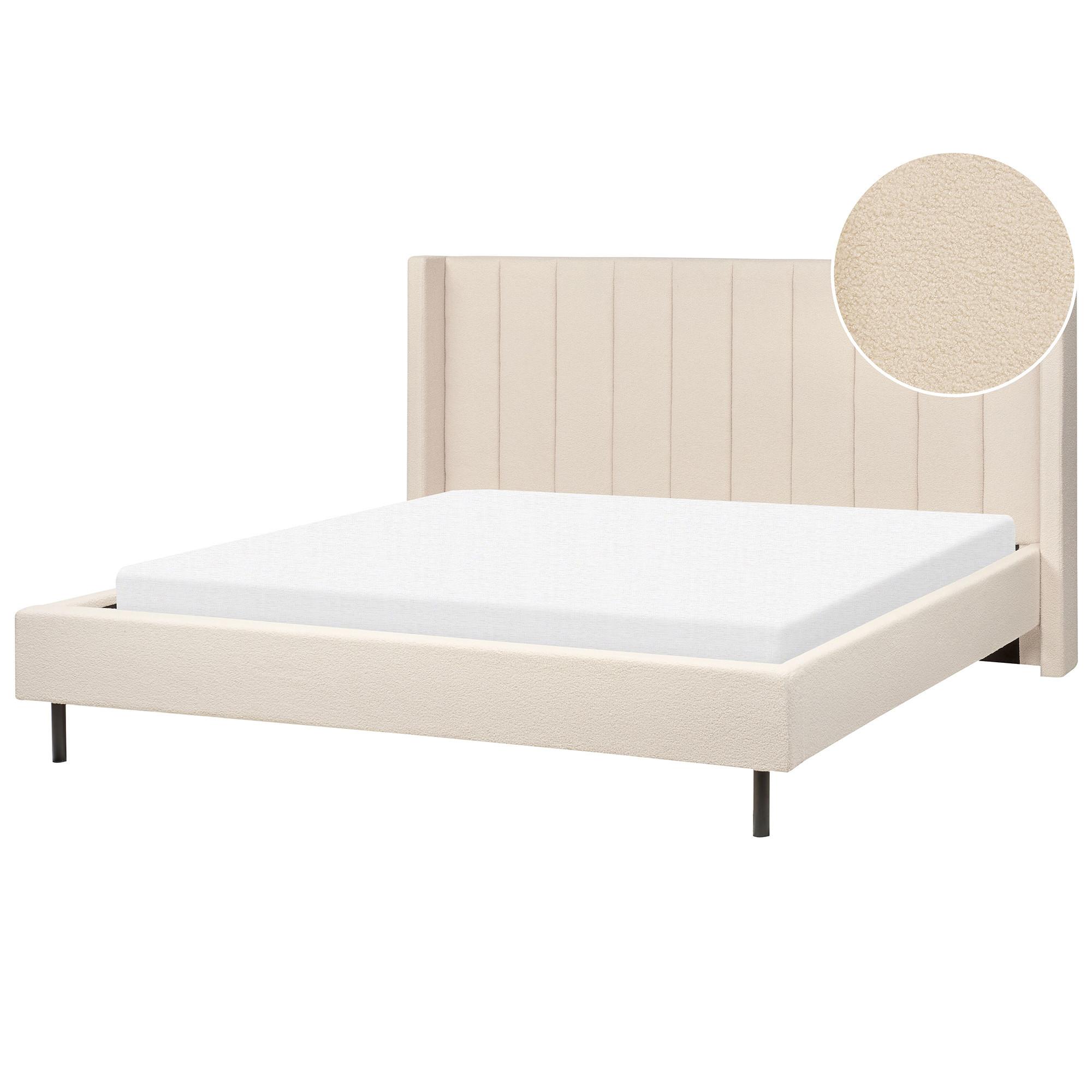 wohnli-moebel-suche-800001186156 Wohnli Möbelsuche - POLSTERBETT mit Lattenrost 180x200 cm Beige Villette