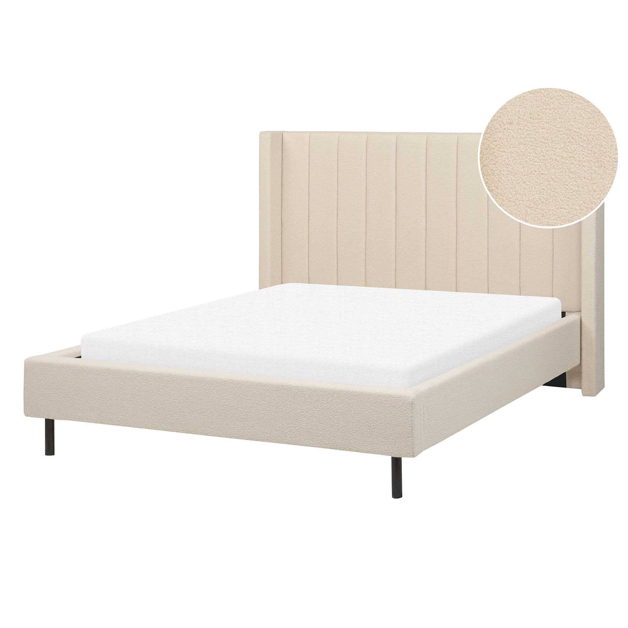 Wohnli Möbelsuche - POLSTERBETT mit Lattenrost 140x200 cm Beige Villette