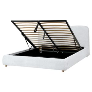 Wohnli Möbelsuche - BETT mit Stauraum 160x200 cm Grau Blagnac