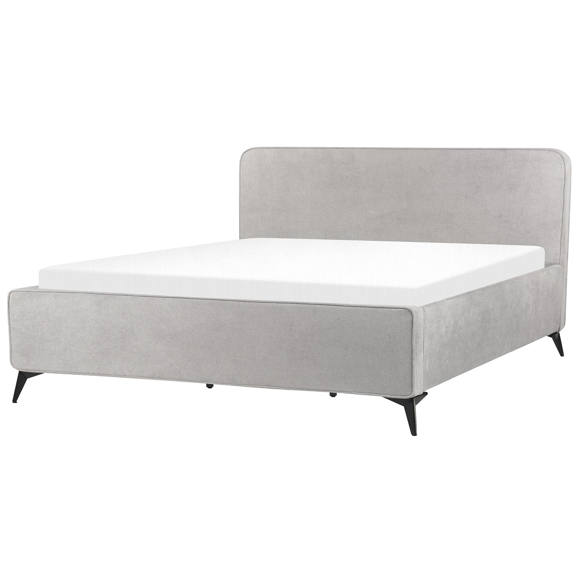 wohnli-moebel-suche-800001186187 Wohnli Möbelsuche - POLSTERBETT mit Lattenrost 180x200 cm Grau Valognes