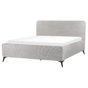 wohnli-moebel-suche-800001186192 Wohnli Möbelsuche - POLSTERBETT mit Lattenrost 160x200 cm Grau Valognes