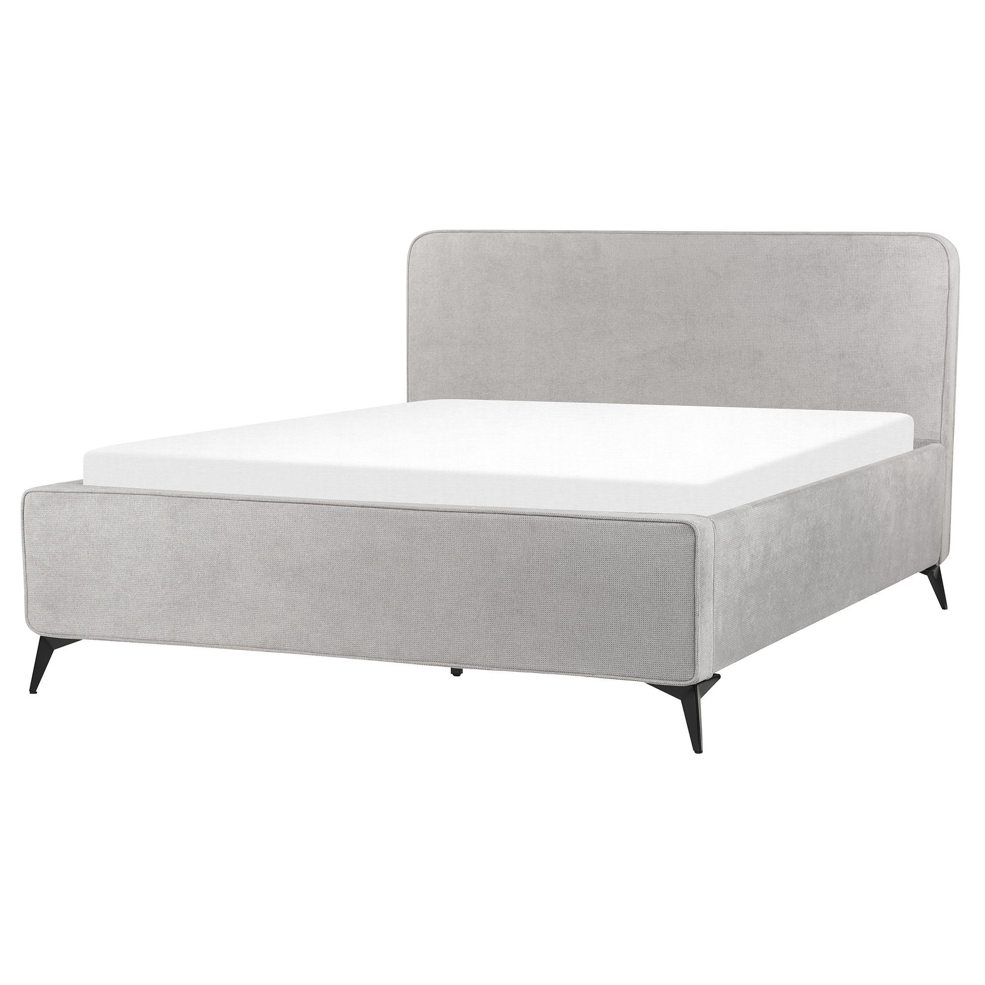 wohnli-moebel-suche-800001186192 Wohnli Möbelsuche - POLSTERBETT mit Lattenrost 160x200 cm Grau Valognes