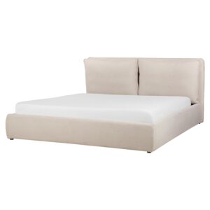 wohnli-moebel-suche-800001186199-1 BETT mit Stauraum 180x200 cm Beige Bajonna Textil Beliani Möbel > Betten Beige