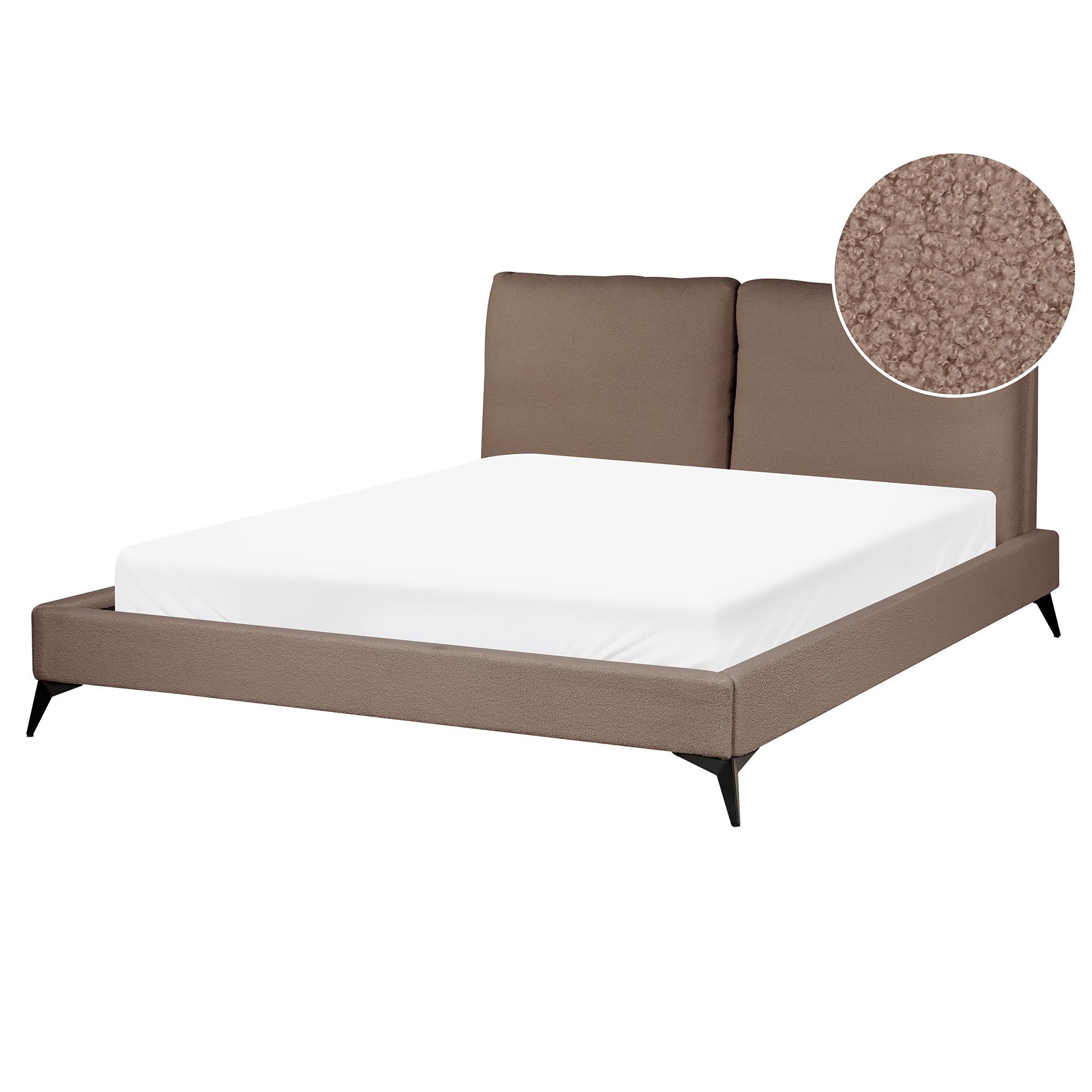 Wohnli Möbelsuche - POLSTERBETT mit Lattenrost 160x200 cm Braun Melle