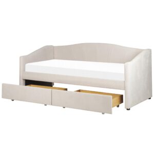 wohnli-moebel-suche-800001186228 Wohnli Möbelsuche - TAGESBETT mit Stauraum 90x200 cm Beige Vittel