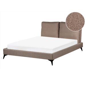 Wohnli Möbelsuche - POLSTERBETT mit Lattenrost 140x200 cm Braun Melle