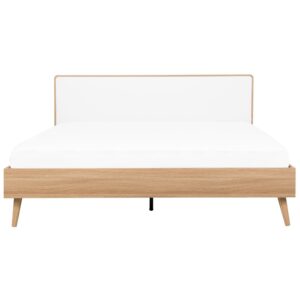 wohnli-moebel-suche-800001186231-1 BETT mit Lattenrost 180x200 cm Heller Holzfarbton Serris Holzwerkstoff Beliani Möbel > Betten Braun