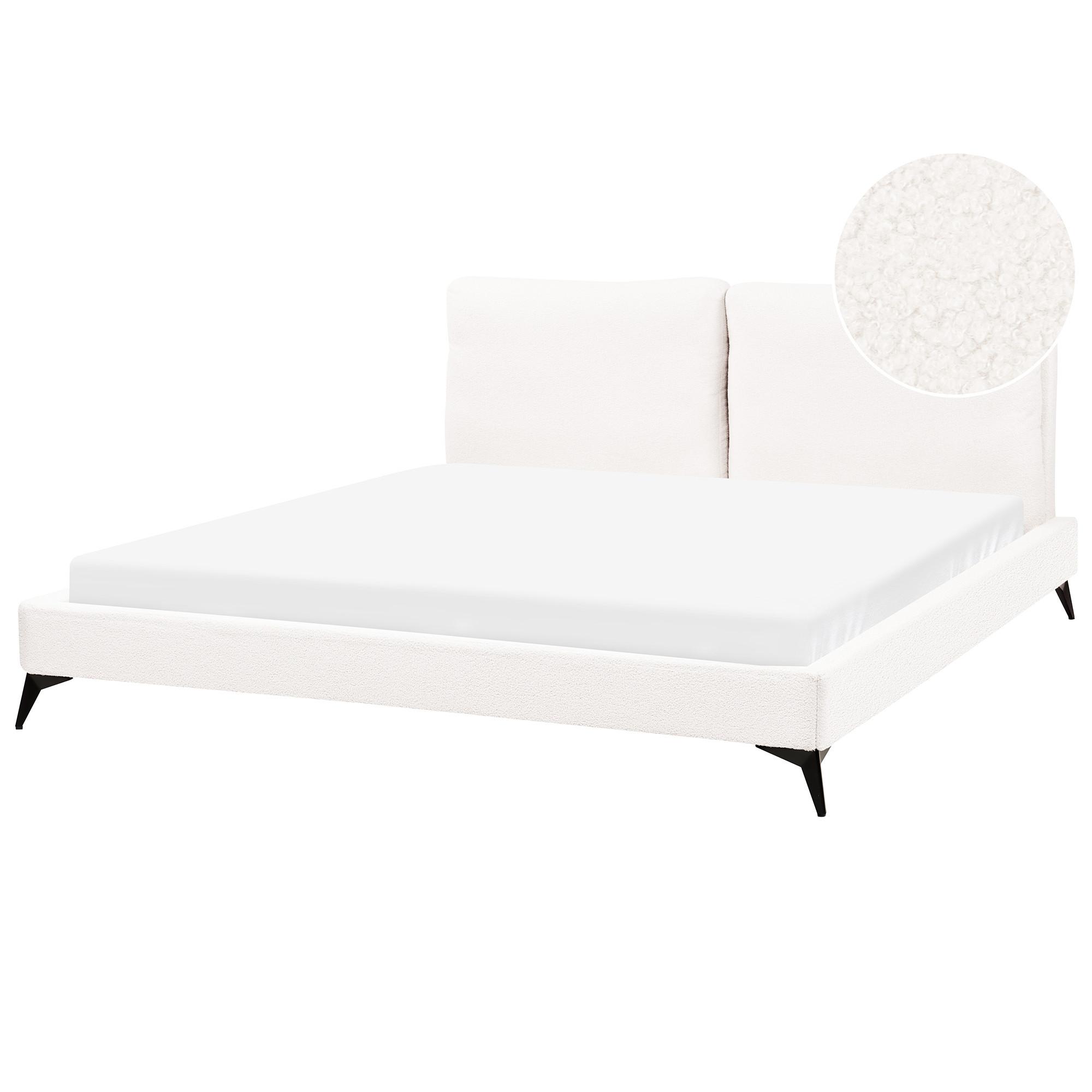 Wohnli Möbelsuche - POLSTERBETT mit Lattenrost 180x200 cm Weiß Melle