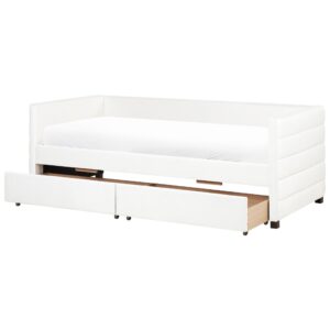 Wohnli Möbelsuche - TAGESBETT mit Stauraum 90x200 cm Weiß Marray