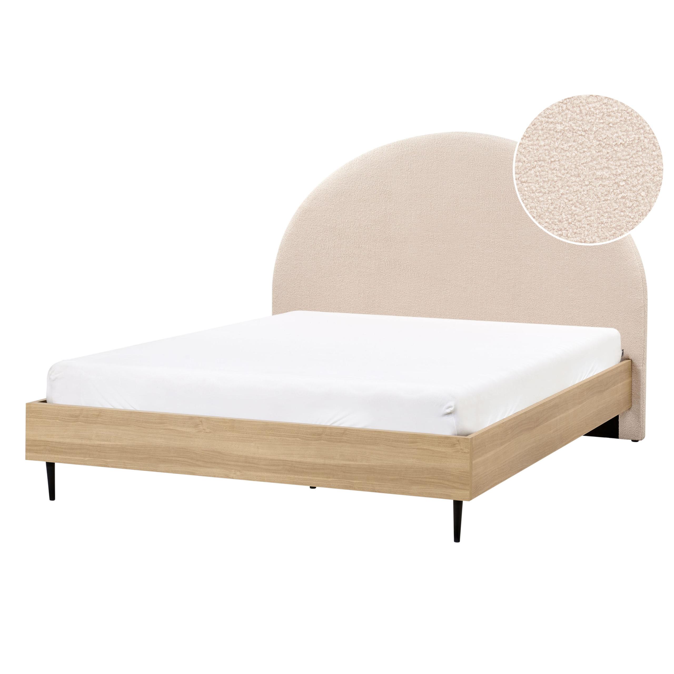Wohnli Möbelsuche - BETT mit Lattenrost 140x200 cm Beige Millay