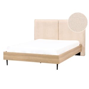 Wohnli Möbelsuche - BETT mit Lattenrost 140x200 cm Beige Izernore