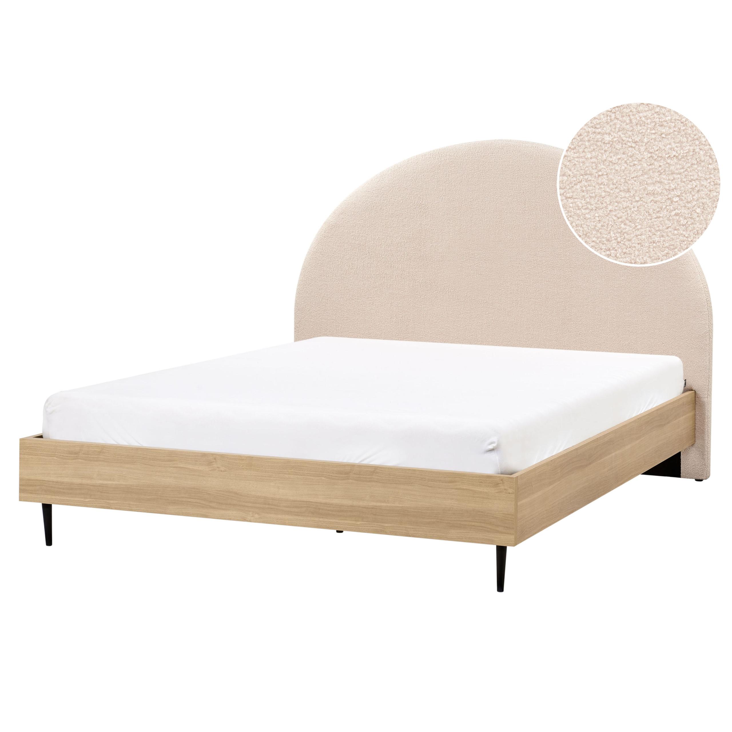 Wohnli Möbelsuche - BETT mit Lattenrost 160x200 cm Beige Millay