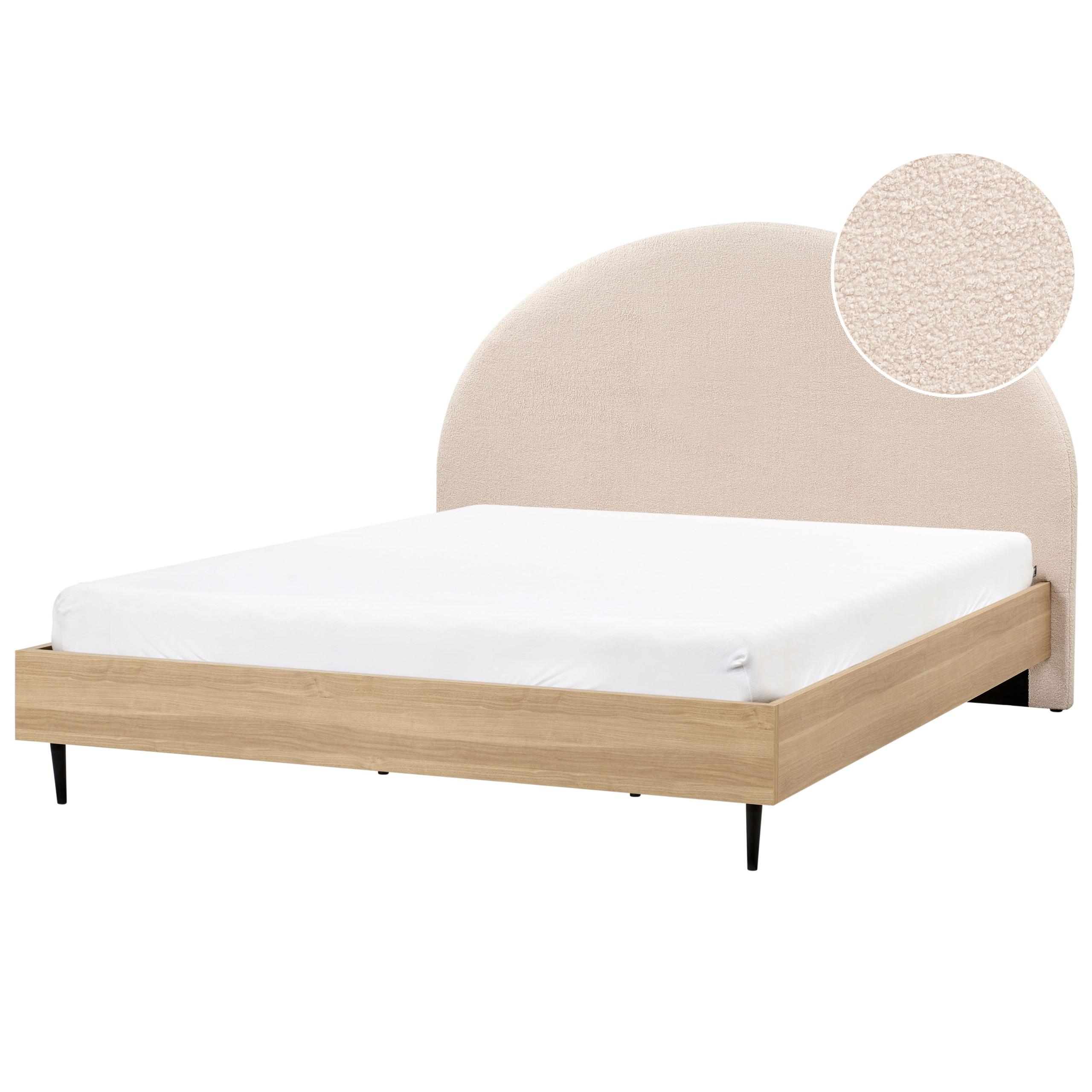 Wohnli Möbelsuche - BETT mit Lattenrost 180x200 cm Beige Millay