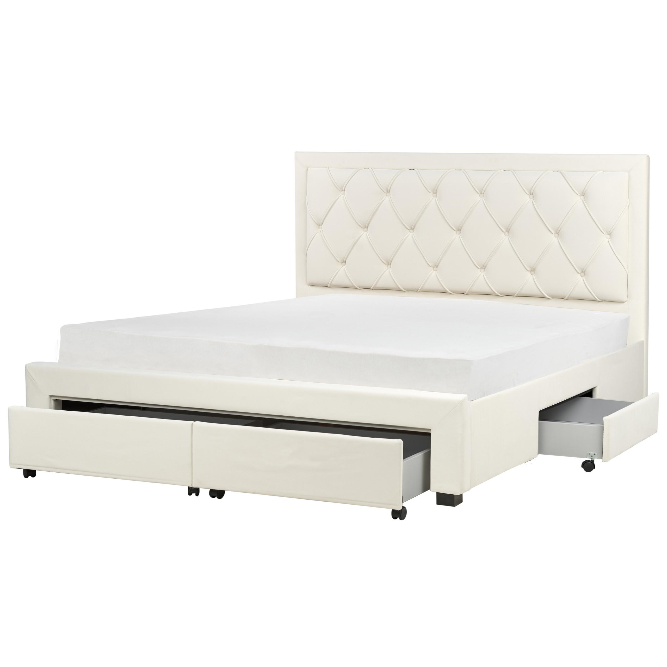 wohnli-moebel-suche-800001186294 Wohnli Möbelsuche - BETT mit Schaubladen 180x200 cm Beige Lievin