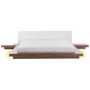 wohnli-moebel-suche-800001186304 Wohnli Möbelsuche - BETT mit LED 180x200 cm Heller Holzfarbton Zen